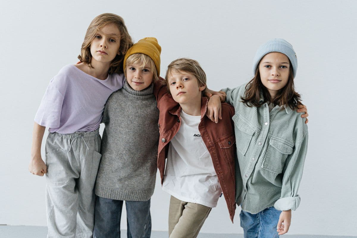 Playground Mix Set styled in comfortable modern kidswear